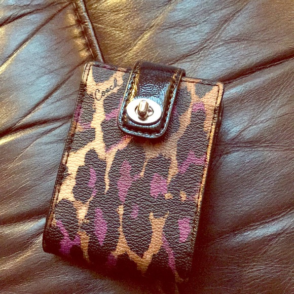 Coach Accessories - NWT coach playing cards leather case